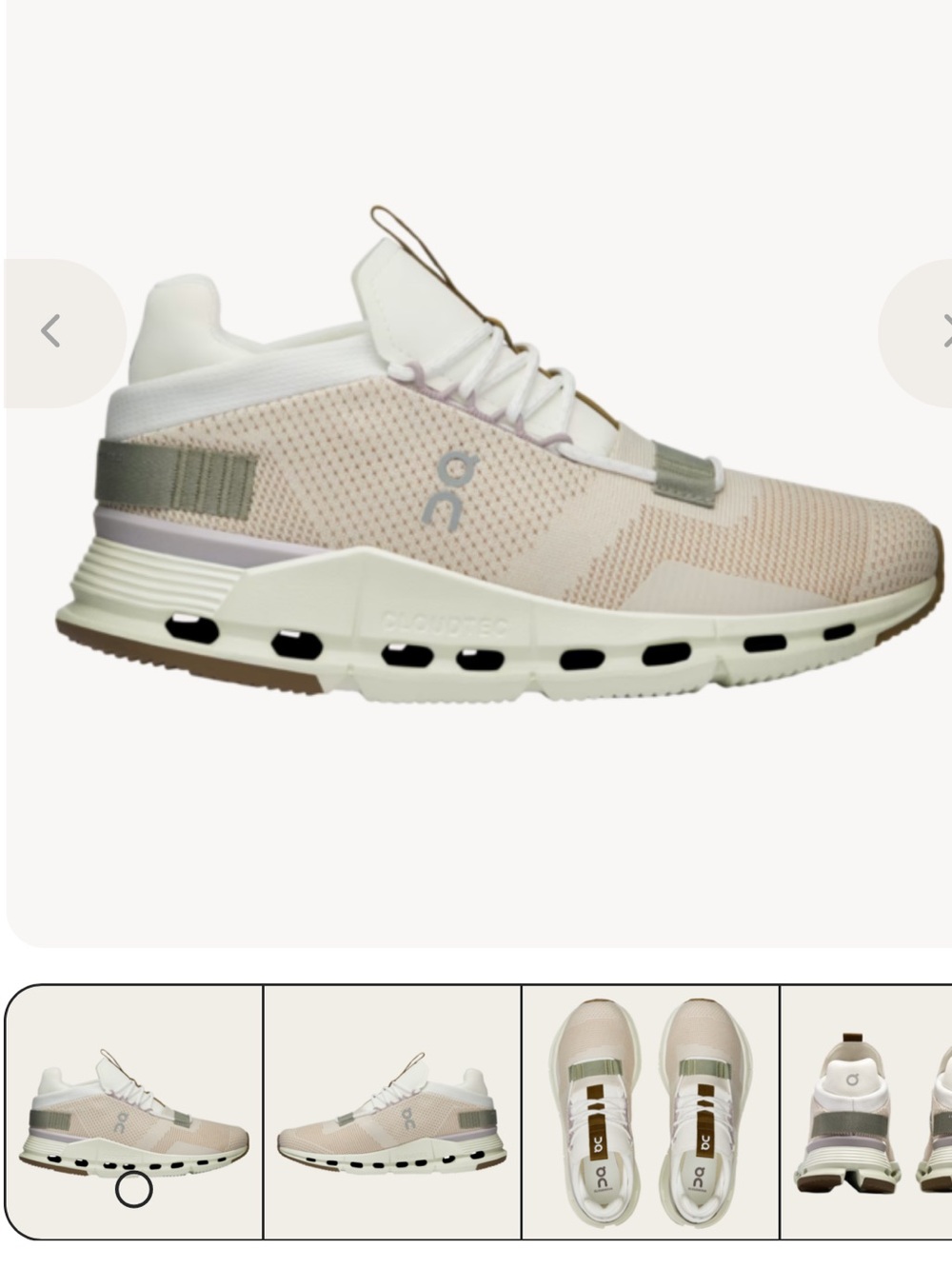 On clouds cloud nova running sneaker